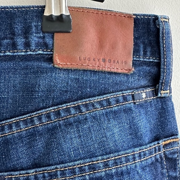 Lucky Brand 221 Original Straight Men's Classic Blue Jeans, Size W32 L32 - Picture 16 of 16